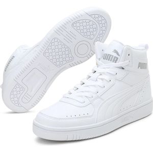 PUMA Rebound JOY Unisex Sneakers - White/Limestone - Maat 46