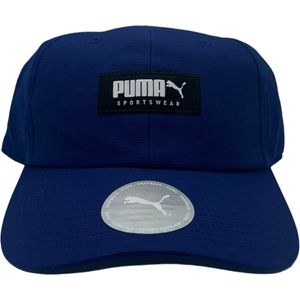 Puma - Style cap - Pet - Volwassenen - Blauw - Maat - One Size