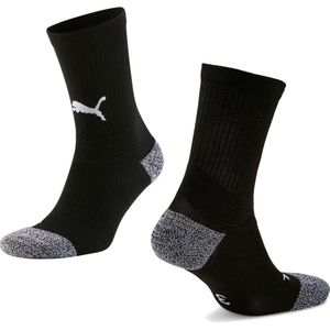 Puma - Teamliga - Trainingssokken - Zwart - 65% Katoen, Ergonomisch Voetbed, Rib Compressie