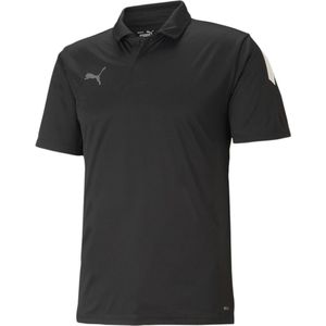 Puma - Teamliga Polo - Sportshirt - Zwart - 100% Gerecycled Polyester