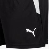 PUMA - teamLIGA - Voetbalshort - Zwart/Wit - Gerecycled Materiaal