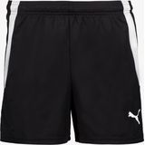 PUMA - teamLIGA - Voetbalshort - Zwart/Wit - Gerecycled Materiaal