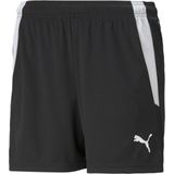 PUMA - teamLIGA - Voetbalshort - Zwart/Wit - Gerecycled Materiaal
