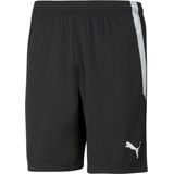 PUMA teamLIGA Shorts Jr Unisex sportbroek - Puma Black-Puma White