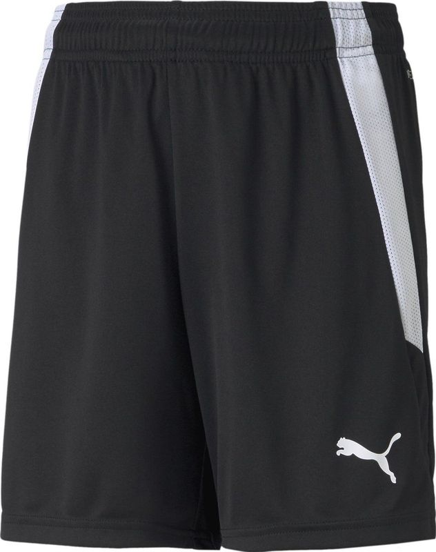 PUMA teamLIGA Shorts Jr Unisex sportbroek - Puma Black-Puma White