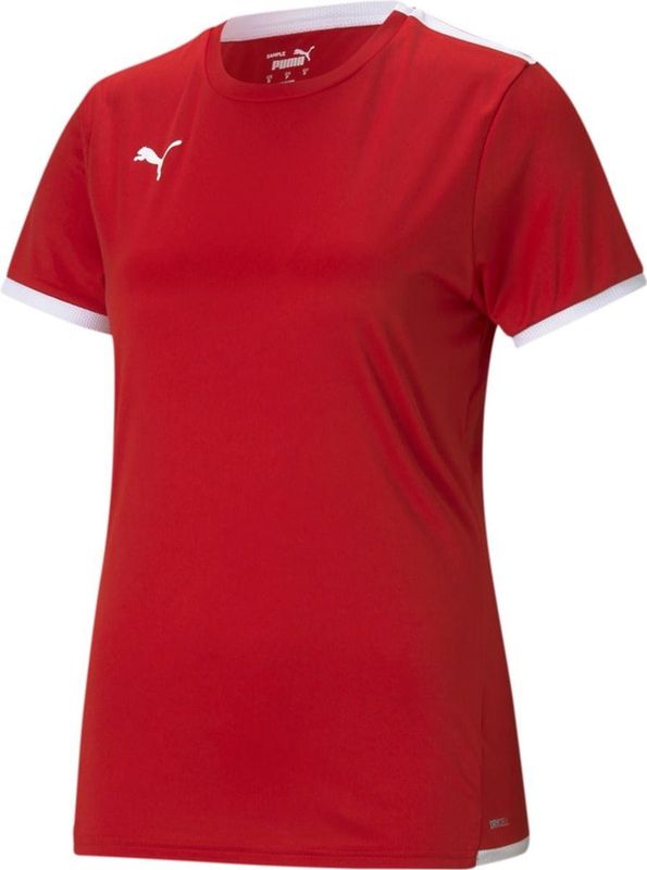 Puma Teamliga Shirt Korte Mouw Dames - Rood