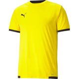 Puma Teamliga Shirt Korte Mouw Kinderen - Geel Zwart