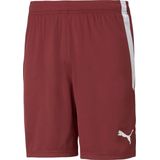 Puma - Teamliga - Korte Broek - Bordeaux - 100% Gerecycled Polyester