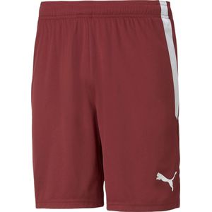 Puma - Teamliga - Korte Broek - Bordeaux - 100% Gerecycled Polyester