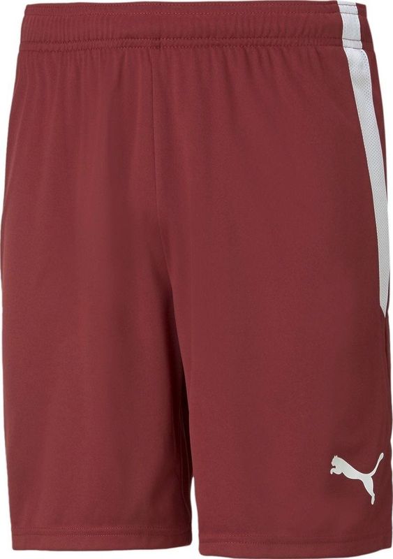 Puma - Teamliga - Korte Broek - Bordeaux - 100% Gerecycled Polyester