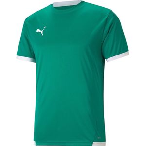 Puma - Teamliga - Sportshirt - Groen / Wit - 100% Gerecycled Polyester