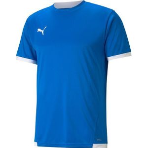 PUMA teamLIGA Jersey Heren sportshirt - Electric Blue Lemonade-Puma White