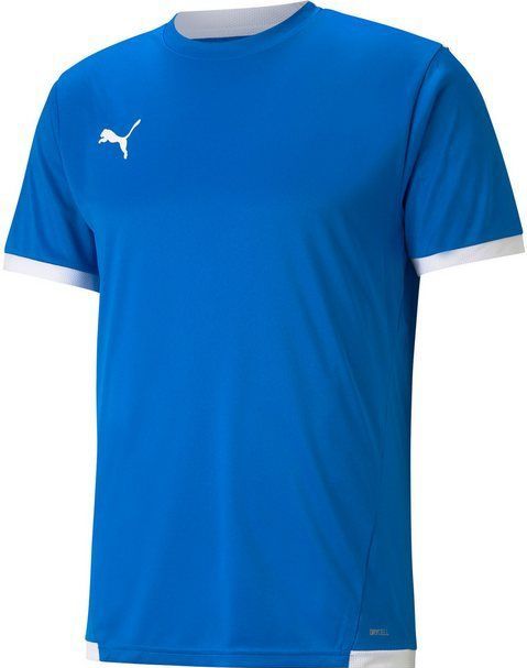 PUMA - teamLIGA - Voetbalshirt - Blauw Wit - 100% Gerecycled Polyester