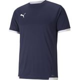 PUMA - teamLIGA - Voetbalshirt - Donkerblauw - Zweetafvoerend DRYCELL-materiaal