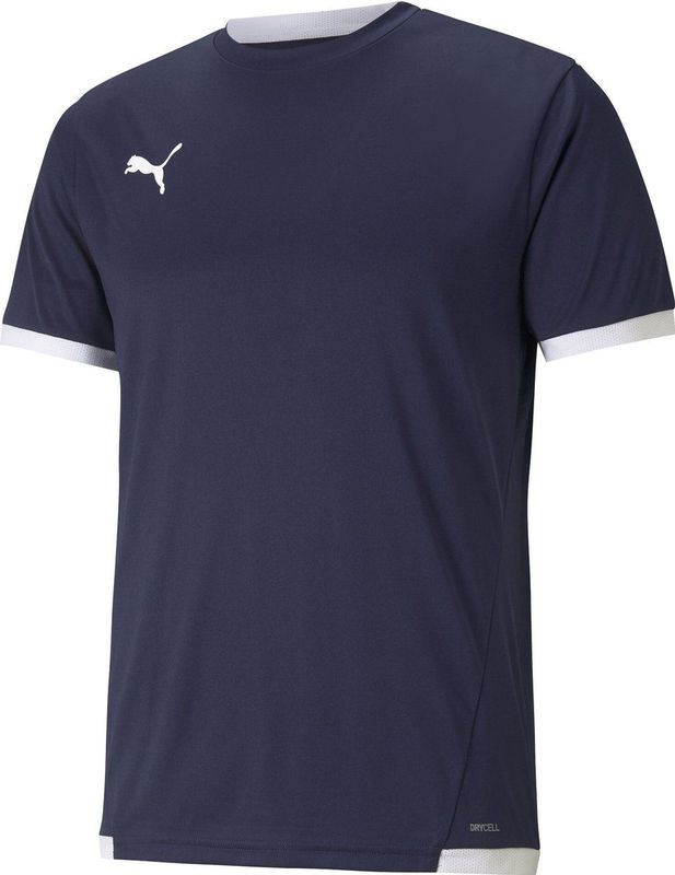 PUMA - teamLIGA - Voetbalshirt - Donkerblauw - Zweetafvoerend DRYCELL-materiaal