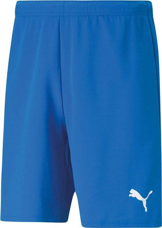 Short voor voetbal PUMA. Polyester materiaal. Maten XS. Blauw kleur