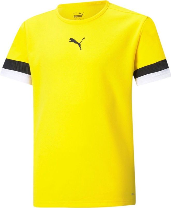 Puma Teamrise Shirt Korte Mouw Kinderen - Geel