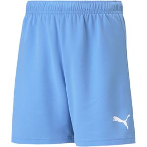 PUMA - TeamRise Shorts Jr - Sportkleding - Licht Blauw - Uniseks