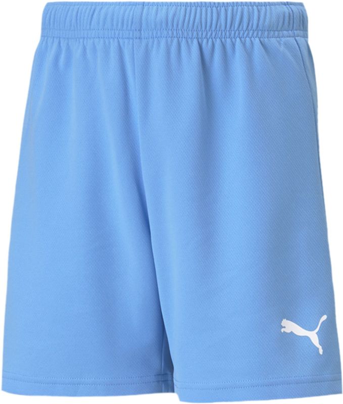 PUMA - TeamRise Shorts Jr - Sportkleding - Licht Blauw - Uniseks