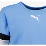 Puma - Teamrise Shirt - Hemelsblauw - Korte Mouw - Kinderen