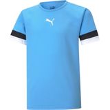 Puma - Teamrise Shirt - Hemelsblauw - Korte Mouw - Kinderen