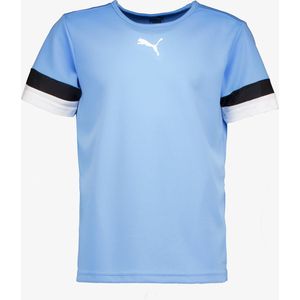 Puma - Teamrise Shirt - Hemelsblauw - Korte Mouw - Kinderen
