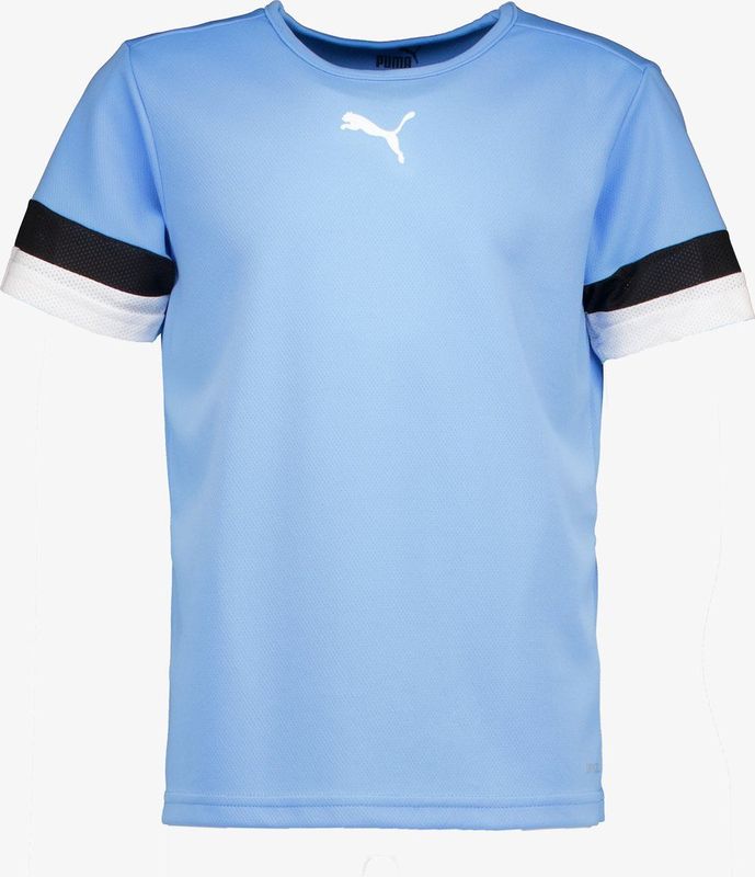 Puma - Teamrise Shirt - Hemelsblauw - Korte Mouw - Kinderen