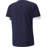 Puma Teamrise Jersey Blauw T-Shirt - Sportwear - Volwassen