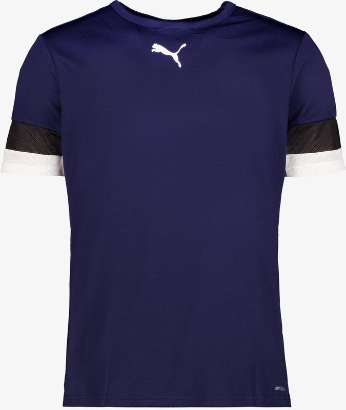 Puma Teamrise Jersey Blauw T-Shirt - Sportwear - Volwassen