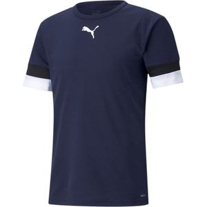 Puma - teamRISE - Sportshirt - Donkerblauw - Vochtafvoerend DryCELL Materiaal