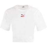Children's t-shirt puma girl cropped tee white 164