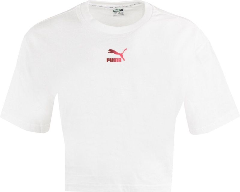 Children's t-shirt puma girl cropped tee white 164