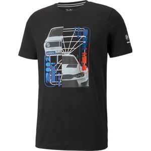 Puma BMW Motorsport Graphic Tee 531194-01 Mannen Zwart T-shirt