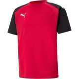Puma - Teampacer Shirt - Korte Mouw - Rood / Zwart - 100% Gerecycled Polyester
