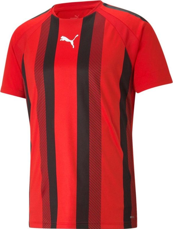 Puma - Teamliga - Sportshirt - Rood/Zwart - 100% Gerecycled Polyester, DryCell Technologie