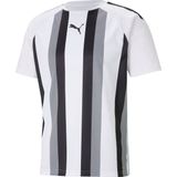 Puma - Team Liga Striped - Sportshirt - Blauw - Polyester