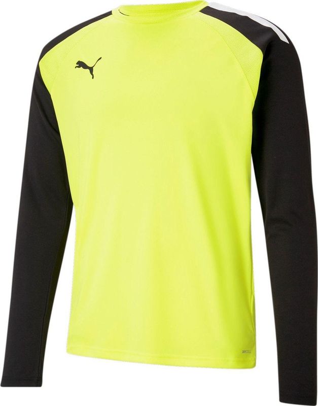 Puma - Teampacer - Sportshirt - Fluogeel / Zwart - 100% Gerecycled Polyester