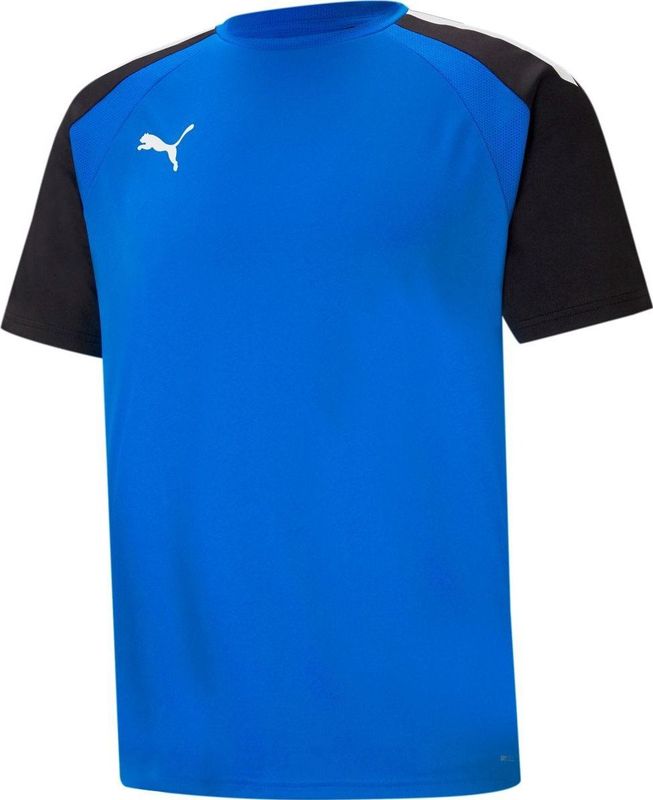 Puma - Teampacer Shirt - Korte Mouw - Royal / Zwart - 100% Gerecycled Polyester