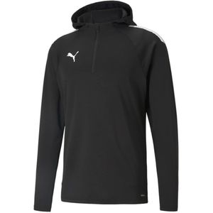 PUMA - Teamliga Fleece Sweater - Zwart/Wit - 1 Pack