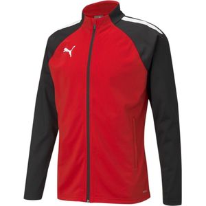 PUMA teamLIGA - Trainingsjack - Rood Zwart - 100% Gerecycled Polyester