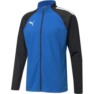 PUMA - teamLIGA - Trainingsjack - Blauw Zwart - 100% Polyester