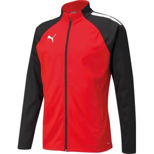 PUMA - teamLIGA - Trainingsjack - Rood Zwart - 100% Gerecycled Polyester