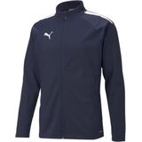 PUMA - teamLIGA - Trainingsjack - Donkerblauw Wit - Kids