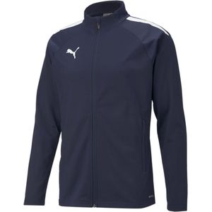 PUMA - TeamLIGA - Voetbaljack - Zwart - DryCELL - Volledige Rits