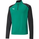 PUMA - Korte Rits Voetbaltop - Zwart - Polyester - DryCELL Technologie