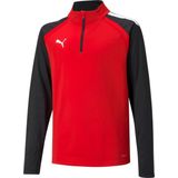 PUMA - teamLIGA Trainingstrui - Rood Zwart - 100% Gerecycled Polyester