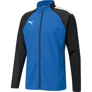 PUMA teamLIGA Trainingsjack - Blauw Zwart - 100% Polyester