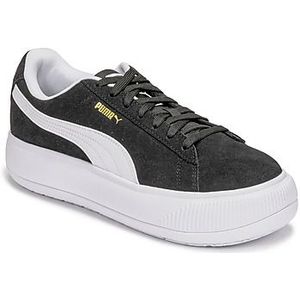 Puma, Mayu Suede Schoenen Zwart, Dames, Maat:38 EU