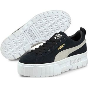 PUMA Mayze WN's Sneaker voor dames, Zwart/Wit, 37.5 EU