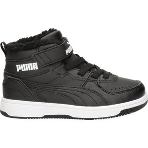 PUMA Sneaker Puma Rebound Vreugde Bont Ps meisjes Sneaker , Puma Black Puma White , 32 EU